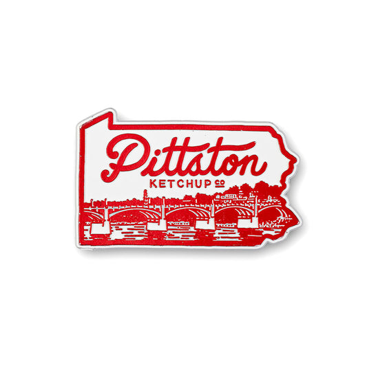 Pittston Ketchup Retro State Magnet
